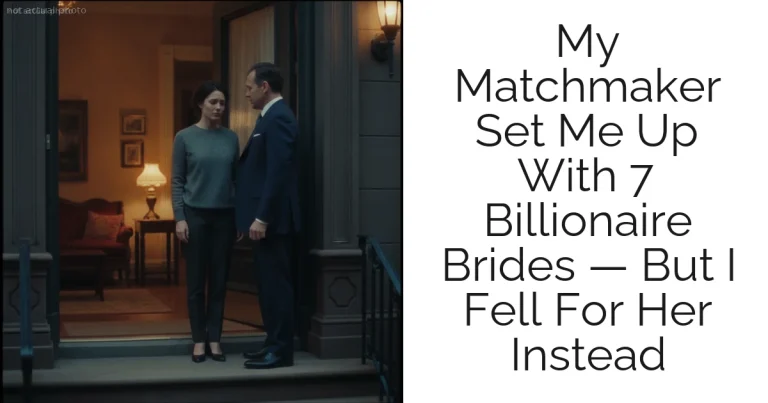 My Matchmaker Set Me Up With 7 Billionaire Brides — But I Fell For Her Instead