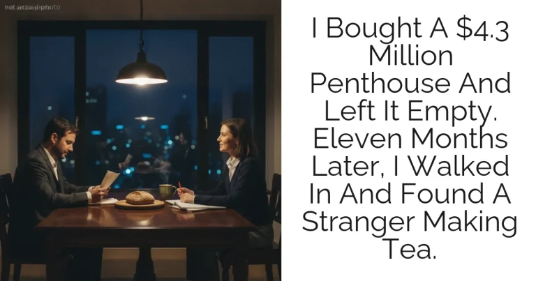 I Bought A $4.3 Million Penthouse And Left It Empty. Eleven Months Later, I Walked In And Found A Stranger Making Tea.