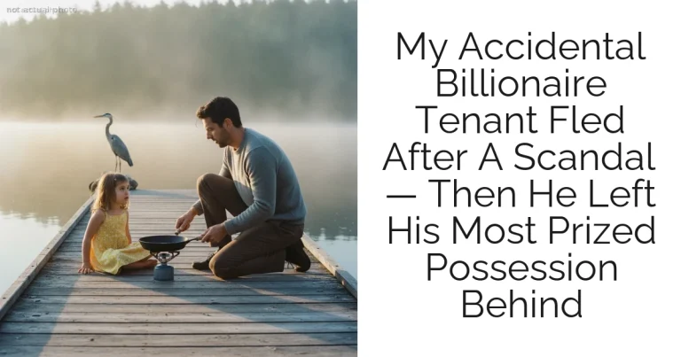 My Accidental Billionaire Tenant Fled After A Scandal — Then He Left His Most Prized Possession Behind