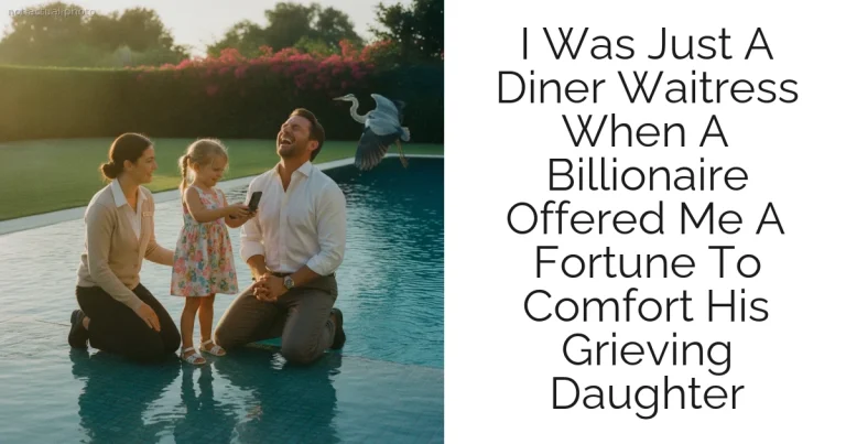 I Was Just A Diner Waitress When A Billionaire Offered Me A Fortune To Comfort His Grieving Daughter