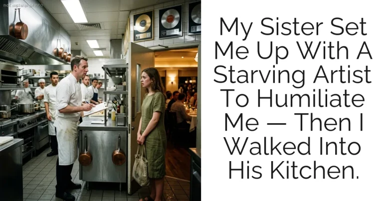 My Sister Set Me Up With A Starving Artist To Humiliate Me — Then I Walked Into His Kitchen.