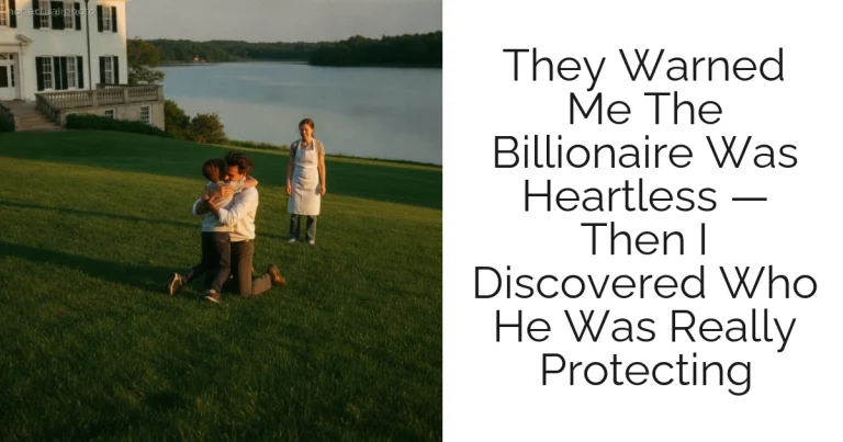 They Warned Me The Billionaire Was Heartless — Then I Discovered Who He Was Really Protecting
