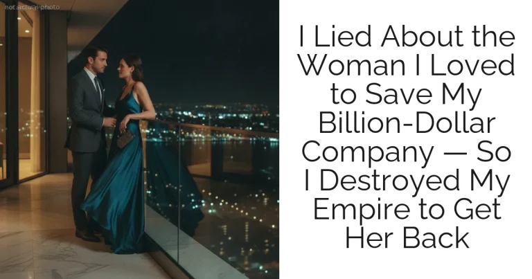 I Lied About the Woman I Loved to Save My Billion-Dollar Company — So I Destroyed My Empire to Get Her Back