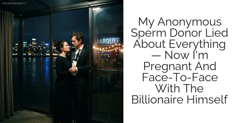 My Anonymous Sperm Donor Lied About Everything — Now I'm Pregnant And Face-To-Face With The Billionaire Himself