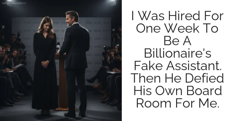 I Was Hired For One Week To Be A Billionaire's Fake Assistant. Then He Defied His Own Board Room For Me.
