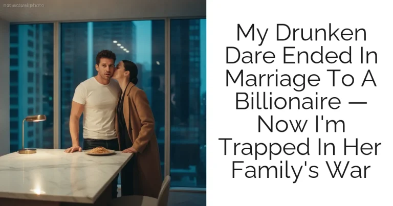 My Drunken Dare Ended In Marriage To A Billionaire — Now I'm Trapped In Her Family's War