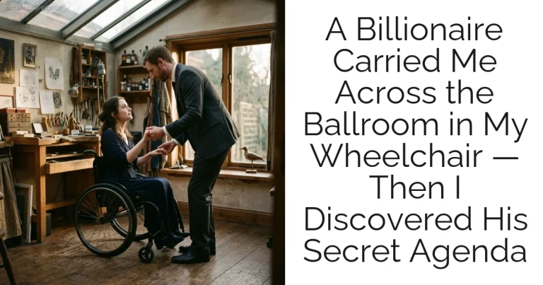 A Billionaire Carried Me Across the Ballroom in My Wheelchair — Then I Discovered His Secret Agenda