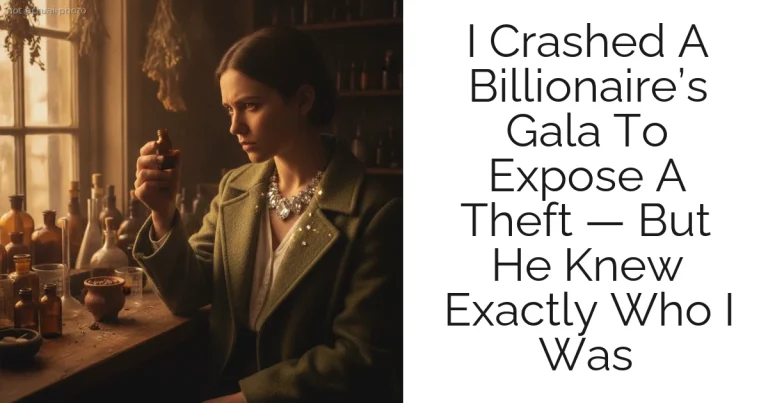 I Crashed A Billionaire’s Gala To Expose A Theft — But He Knew Exactly Who I Was