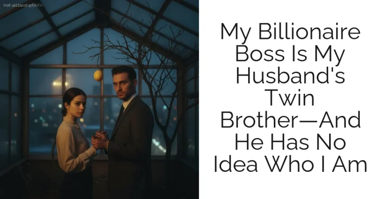 My Billionaire Boss Is My Husband's Twin Brother—And He Has No Idea Who I Am