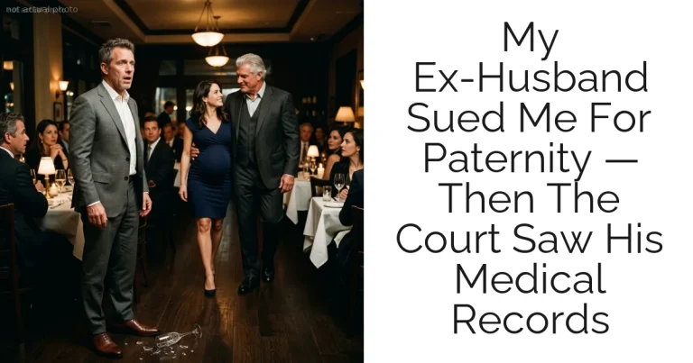 My Ex-Husband Sued Me For Paternity — Then The Court Saw His Medical Records