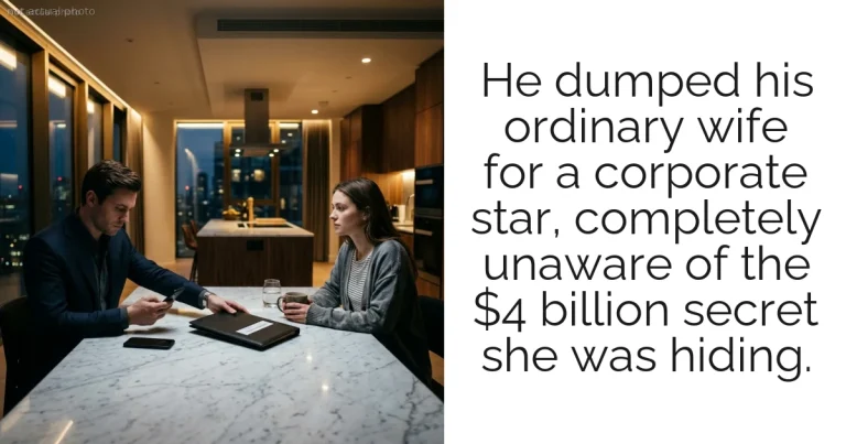 He dumped his ordinary wife for a corporate star, completely unaware of the $4 billion secret she was hiding.