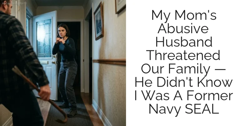 My Mom's Abusive Husband Threatened Our Family — He Didn't Know I Was A Former Navy SEAL