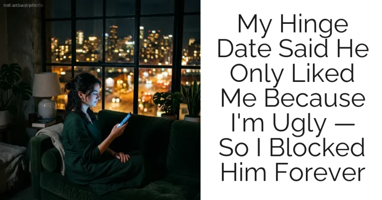 My Hinge Date Said He Only Liked Me Because I'm Ugly — So I Blocked Him Forever