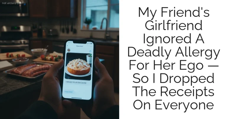 My Friend's Girlfriend Ignored A Deadly Allergy For Her Ego — So I Dropped The Receipts On Everyone