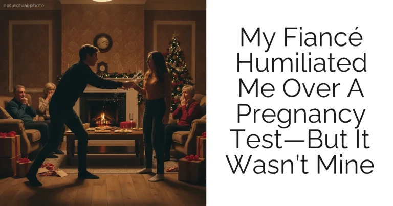 My Fiancé Humiliated Me Over A Pregnancy Test—But It Wasn’t Mine