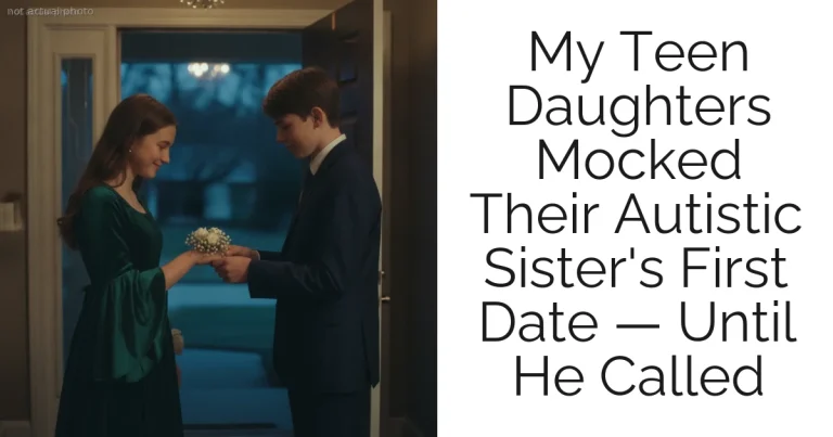 My Teen Daughters Mocked Their Autistic Sister's First Date — Until He Called