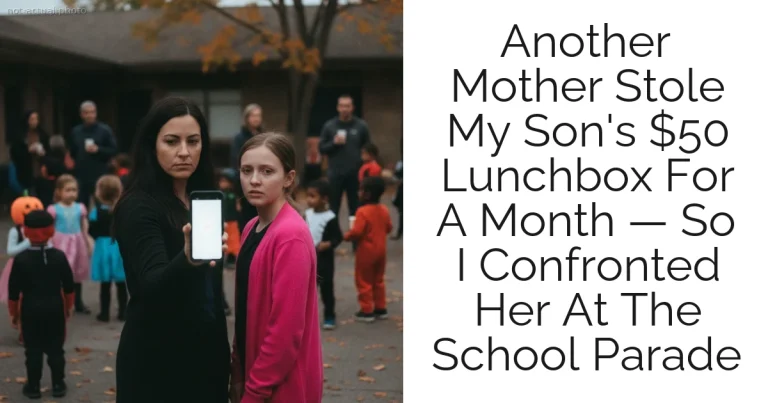 Another Mother Stole My Son's $50 Lunchbox For A Month — So I Confronted Her At The School Parade