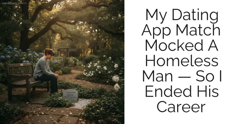 My Dating App Match Mocked A Homeless Man — So I Ended His Career