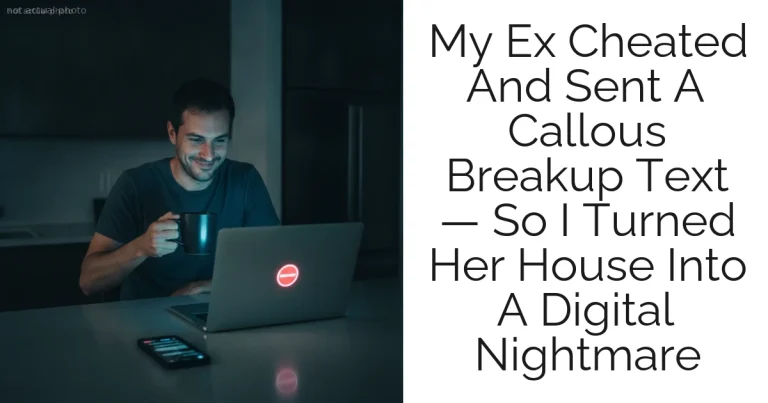 My Ex Cheated And Sent A Callous Breakup Text — So I Turned Her House Into A Digital Nightmare