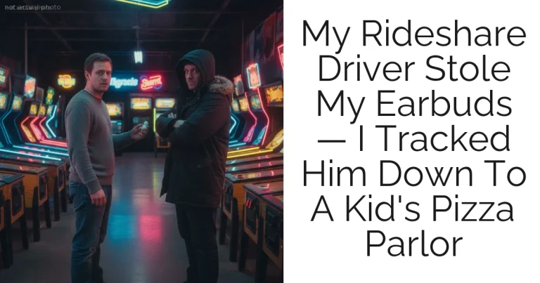 My Rideshare Driver Stole My Earbuds — I Tracked Him Down To A Kid's Pizza Parlor