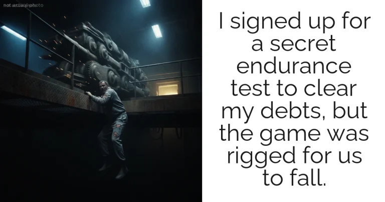 I signed up for a secret endurance test to clear my debts, but the game was rigged for us to fall.