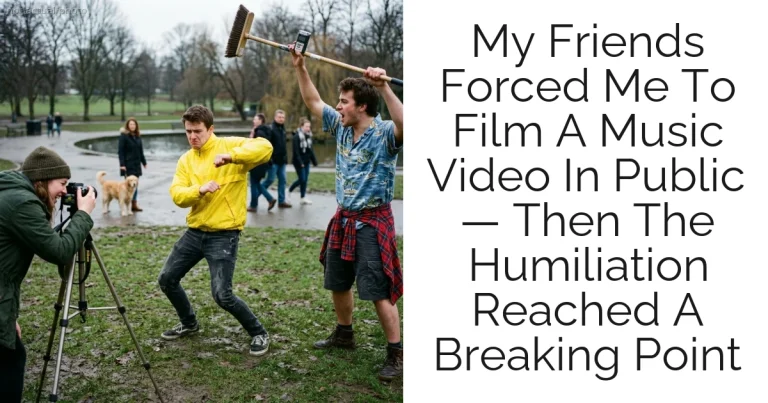 My Friends Forced Me To Film A Music Video In Public — Then The Humiliation Reached A Breaking Point
