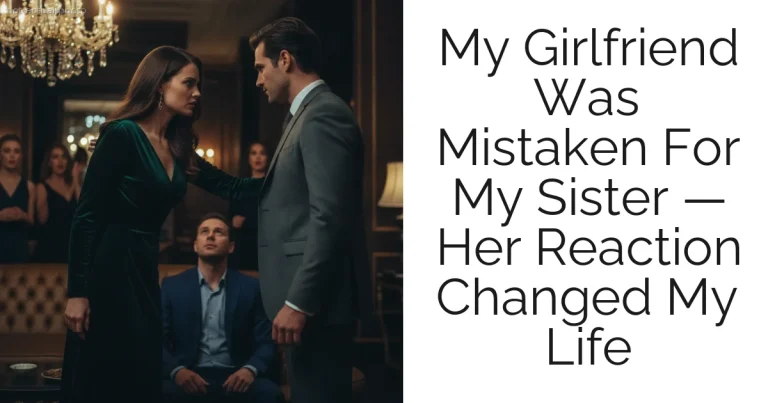 My Girlfriend Was Mistaken For My Sister — Her Reaction Changed My Life
