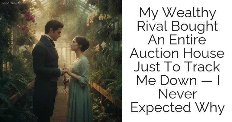 My Wealthy Rival Bought An Entire Auction House Just To Track Me Down — I Never Expected Why