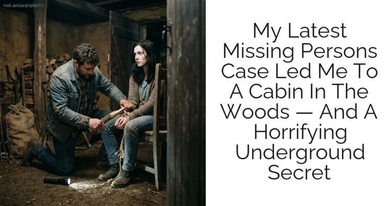 My Latest Missing Persons Case Led Me To A Cabin In The Woods — And A Horrifying Underground Secret