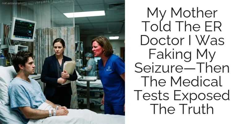 My Mother Told The ER Doctor I Was Faking My Seizure—Then The Medical Tests Exposed The Truth