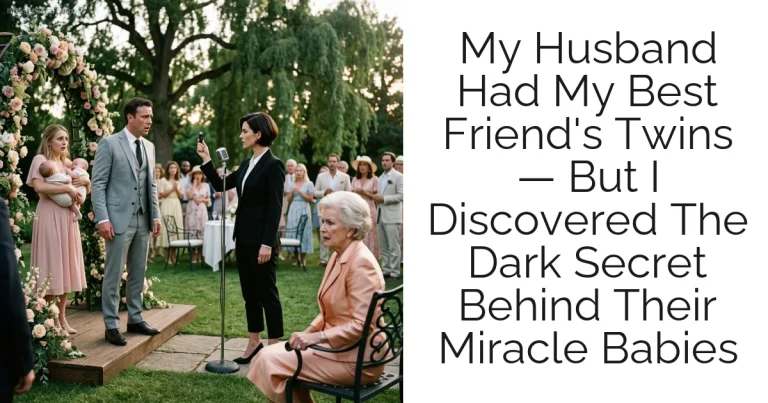 My Husband Had My Best Friend's Twins — But I Discovered The Dark Secret Behind Their Miracle Babies