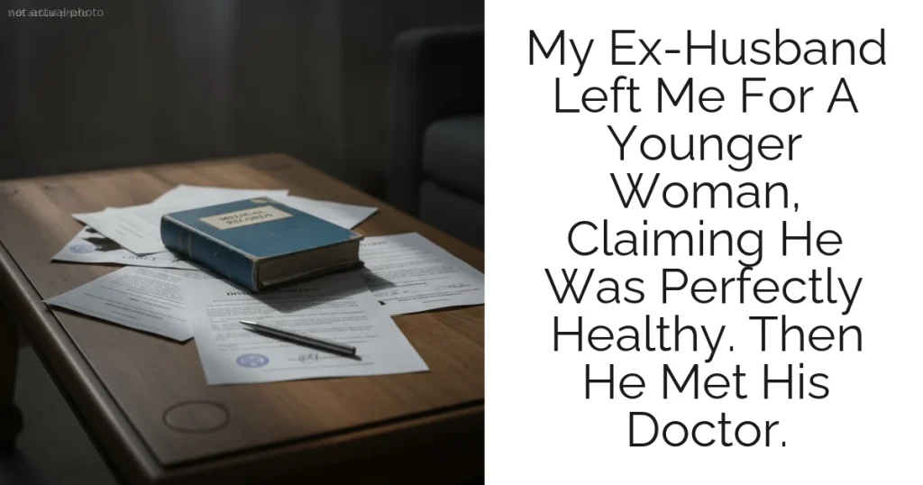 My Ex-Husband Left Me For A Younger Woman, Claiming He Was Perfectly Healthy. Then He Met His Doctor.