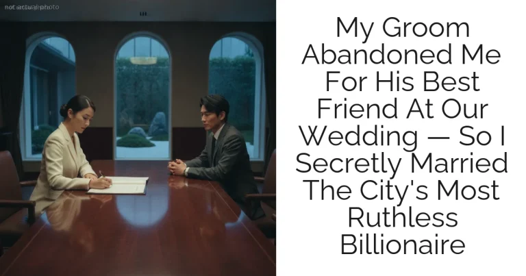 My Groom Abandoned Me For His Best Friend At Our Wedding — So I Secretly Married The City's Most Ruthless Billionaire