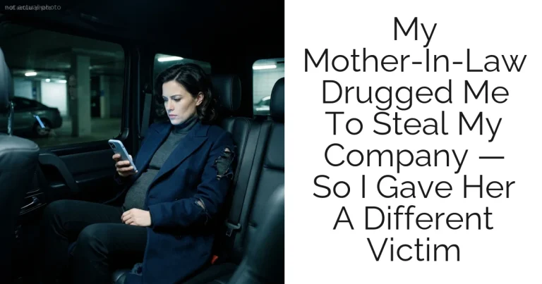 My Mother-In-Law Drugged Me To Steal My Company — So I Gave Her A Different Victim