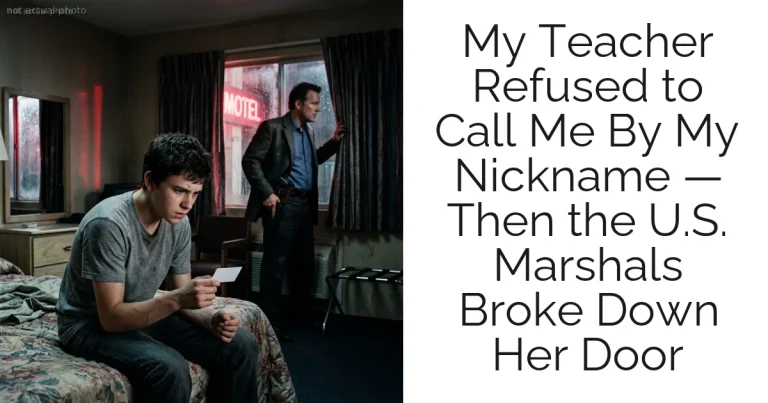 My Teacher Refused to Call Me By My Nickname — Then the U.S. Marshals Broke Down Her Door