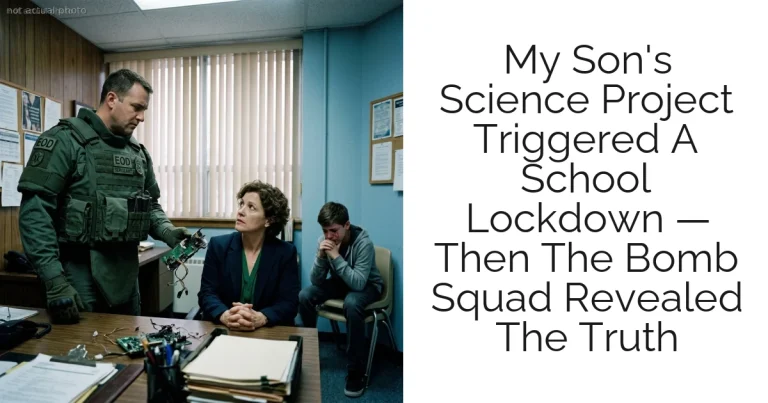 My Son's Science Project Triggered A School Lockdown — Then The Bomb Squad Revealed The Truth