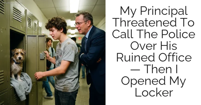My Principal Threatened To Call The Police Over His Ruined Office — Then I Opened My Locker
