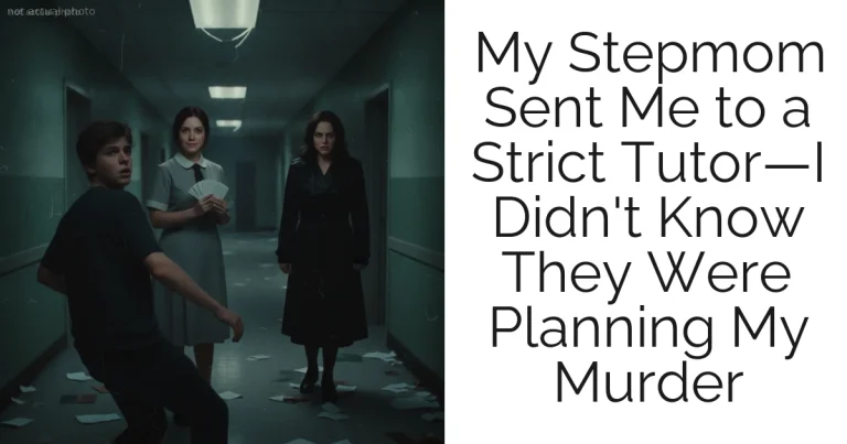 My Stepmom Sent Me to a Strict Tutor—I Didn't Know They Were Planning My Murder