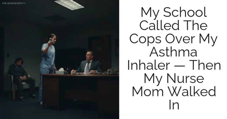 My School Called The Cops Over My Asthma Inhaler — Then My Nurse Mom Walked In