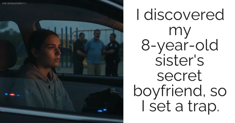 I discovered my 8-year-old sister's secret boyfriend, so I set a trap.