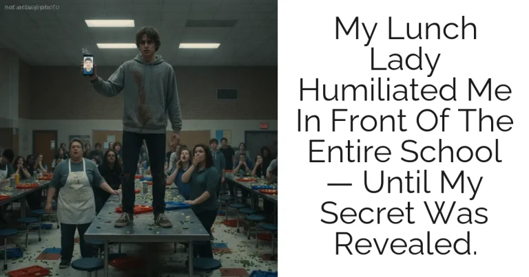 My Lunch Lady Humiliated Me In Front Of The Entire School — Until My Secret Was Revealed.