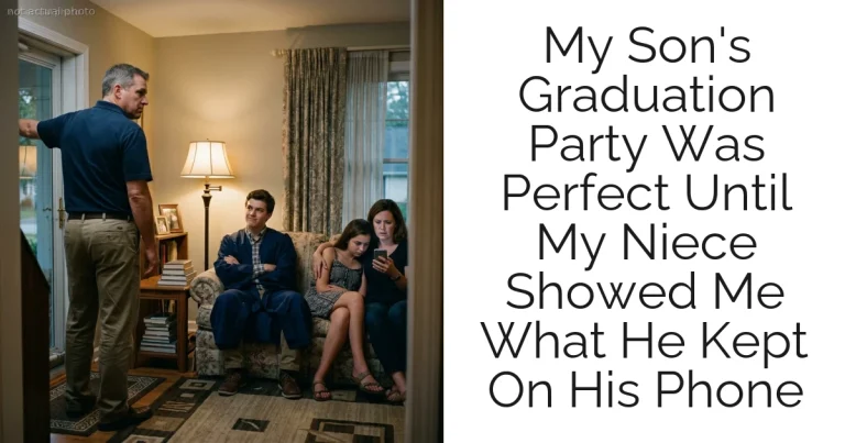 My Son's Graduation Party Was Perfect Until My Niece Showed Me What He Kept On His Phone