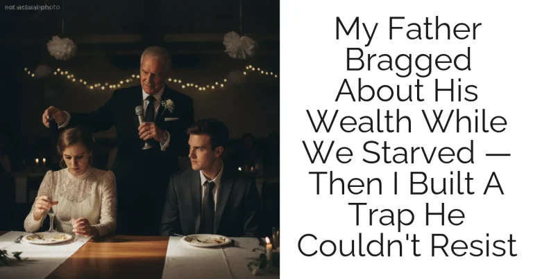 My Father Bragged About His Wealth While We Starved — Then I Built A Trap He Couldn't Resist