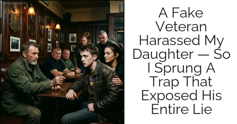 A Fake Veteran Harassed My Daughter — So I Sprung A Trap That Exposed His Entire Lie