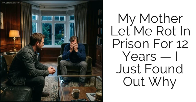 My Mother Let Me Rot In Prison For 12 Years — I Just Found Out Why