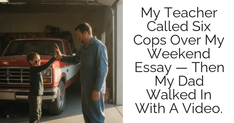 My Teacher Called Six Cops Over My Weekend Essay — Then My Dad Walked In With A Video.