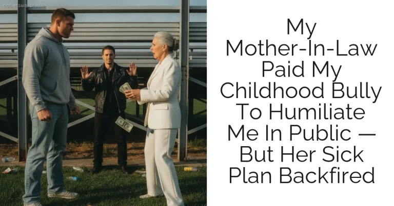 My Mother-In-Law Paid My Childhood Bully To Humiliate Me In Public — But Her Sick Plan Backfired