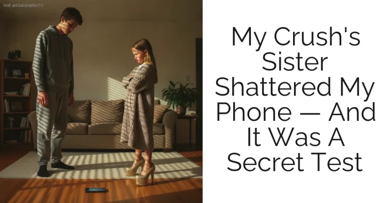 My Crush's Sister Shattered My Phone — And It Was A Secret Test