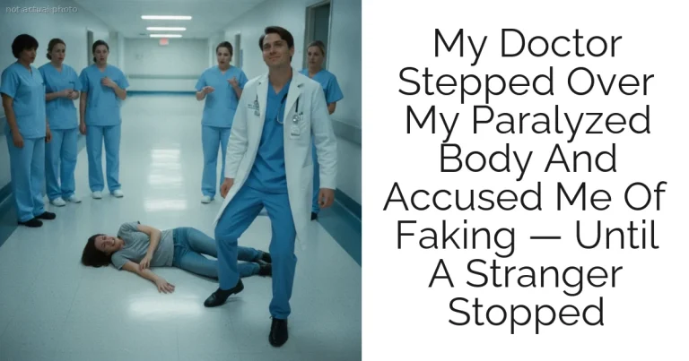 My Doctor Stepped Over My Paralyzed Body And Accused Me Of Faking — Until A Stranger Stopped