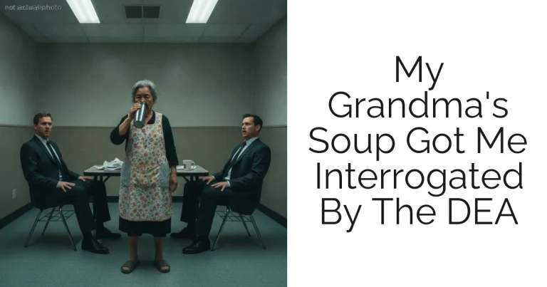 My Grandma's Soup Got Me Interrogated By The DEA